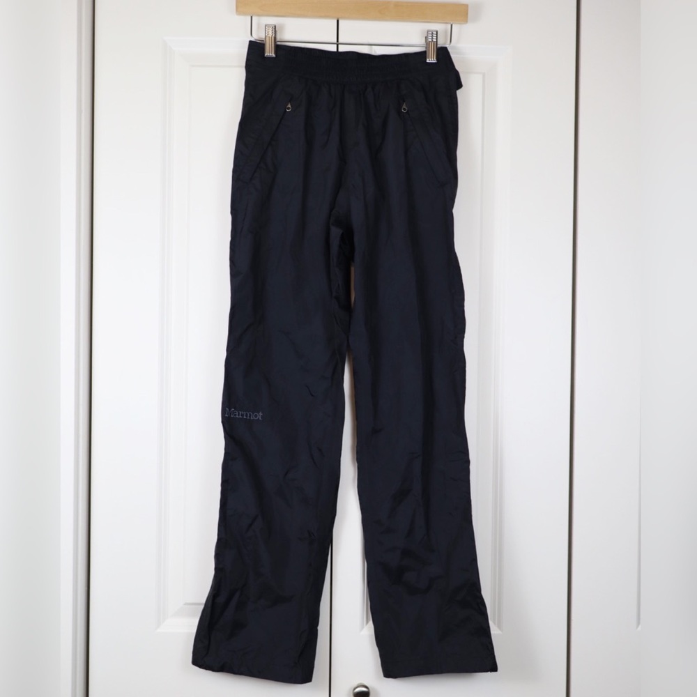 MARMOT Full Zip Nylon Waterproof Rain Pants XS